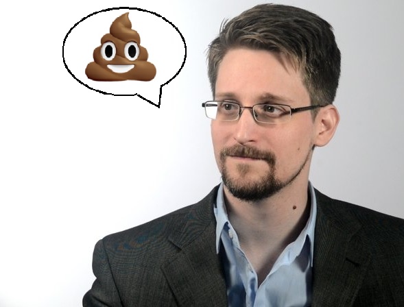 Edward Snowden praat poep over gdpr